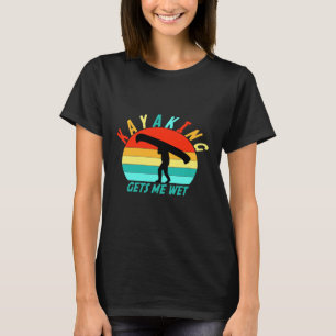 Kajak bringt mich nass witziger Vintager Retro-Son T-Shirt