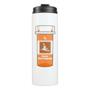 Kajak ist mein Medikament Thermosbecher