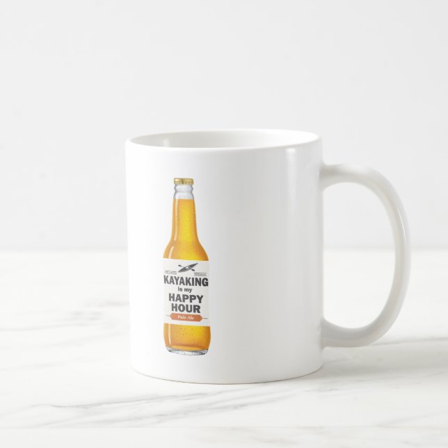 Kajak ist meine glückliche Stunde Kaffeetasse (Rechts)