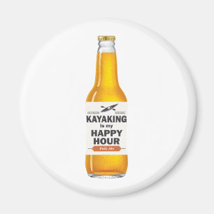 Kajak ist meine glückliche Stunde Magnet