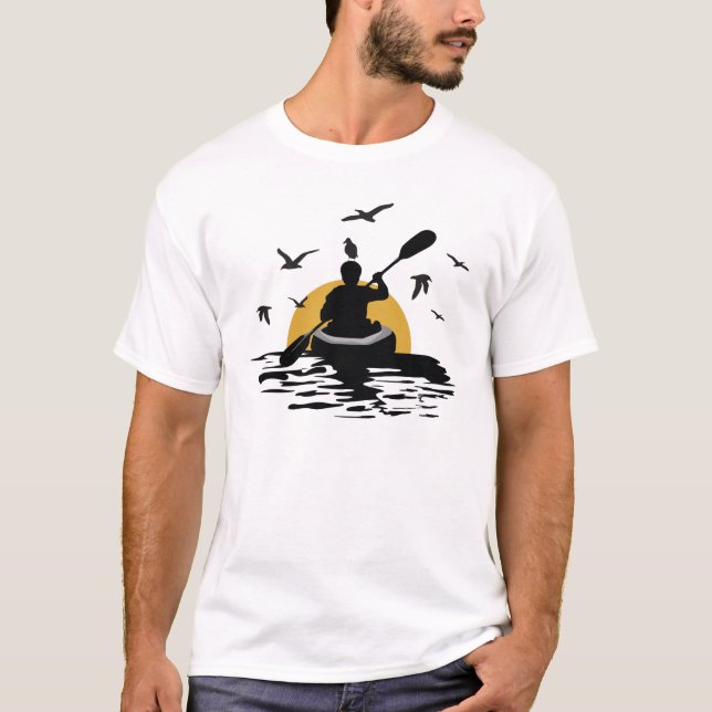 Kajak ist meine Therapie, Kayak Lover Geschenk T-Shirt (Vorderseite)