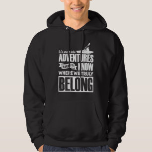 Kajak Kanu Rudern Paddeln Kajak Sport Hoodie
