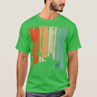 Kajak Kanufahrt Retro 3 T-Shirt