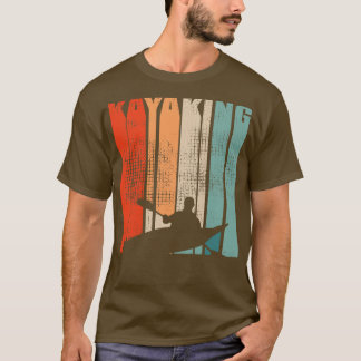 Kajak Kanufahrt Retro 3 T-Shirt