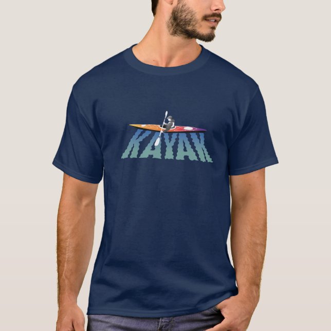 Kajak-Kräuselungs-T - Shirt (Vorderseite)