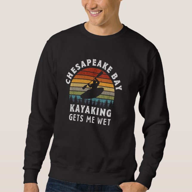 Kajak lässt mich nass fahren sweatshirt (Vorderseite)