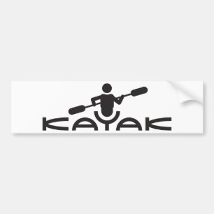 Kajak-Logo-Autoaufkleber Autoaufkleber