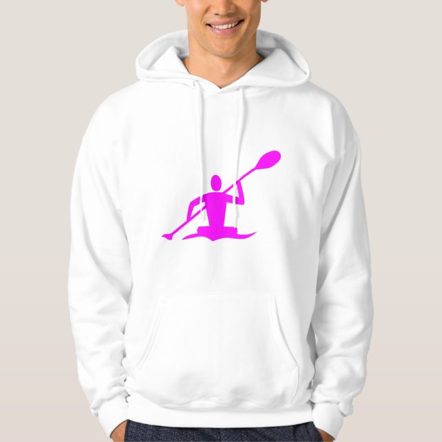 Kajak - Magenta Hoodie (Vorderseite)