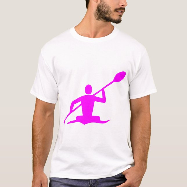 Kajak - Magenta T-Shirt (Vorderseite)