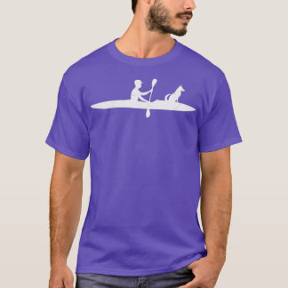 Kajak mit Hund Funny Kayak Lover Gift Idea (2) T-Shirt