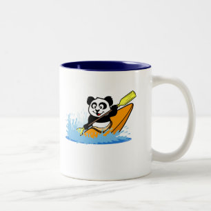 Kajak Panda Zweifarbige Tasse