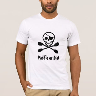 Kajak-Piraten-Piratenflagge-T - Shirt