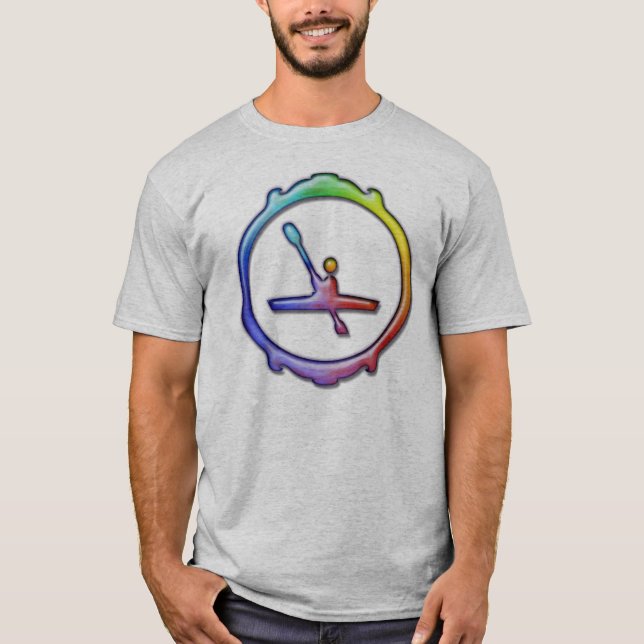 Kajak-Schaufeln T-Shirt (Vorderseite)