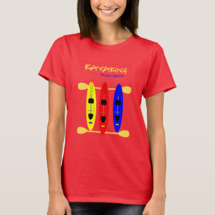 Kajak Wassersport Thema Grafik T-Shirt