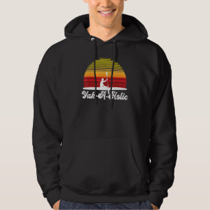 Kajak Yak-A-Holic Retro Vintager Sonnenuntergang Hoodie
