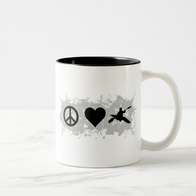 Kajak Zweifarbige Tasse (Rechts)