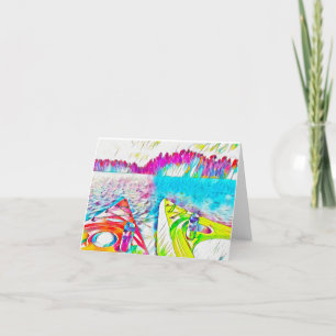 Kajakers Small, 4" x 5,6" Faltschachtel Danke Kart