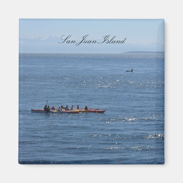 Kajakers und Orca Magnet (Vorne)