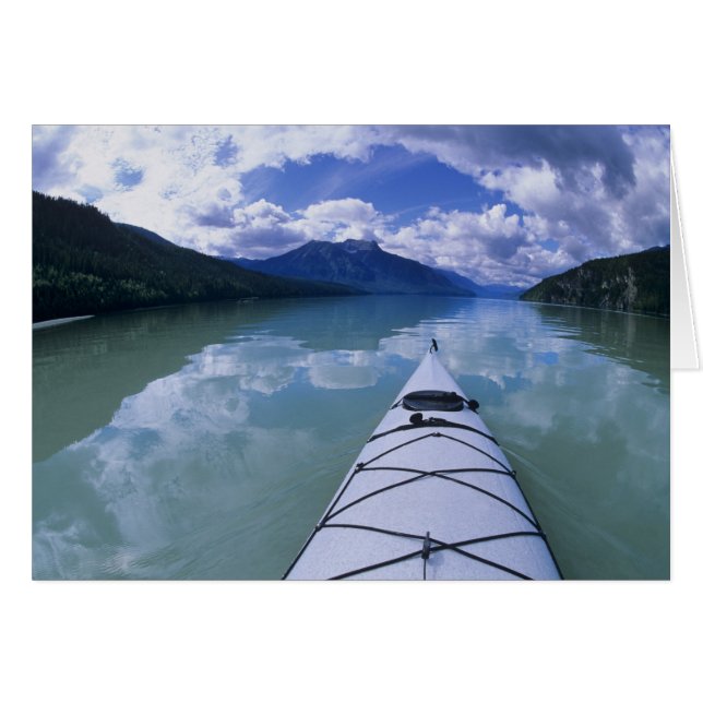 Kajakfahren am Ende des Azurblaus Lake in Wells (Vorderseite (Horizontal))