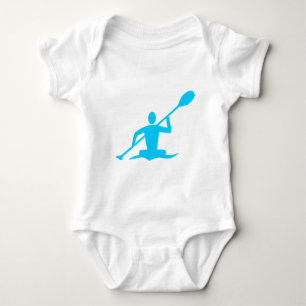Kajakfahren - Himmelblau Baby Strampler