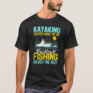 Kajakfahren löst die meisten meiner Probleme Angel T-Shirt