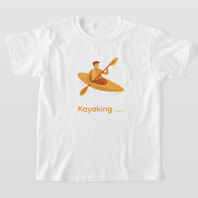 Kajakfahren T-Shirt (Ablage )