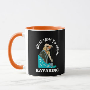 Kajakfahren (Weiß) Kaffeetasse