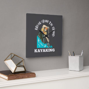 Kajakfahren (Weiß) Uhr