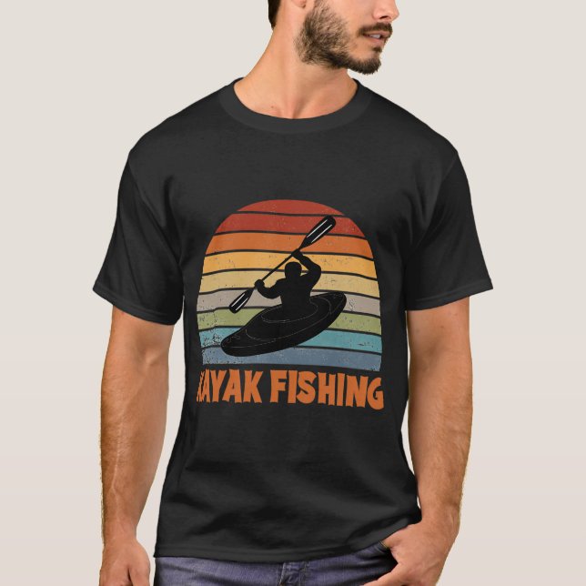 Kajakfischen T-Shirt (Vorderseite)