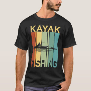 Kajakfischerei für Männer und Frauen Vintag Kajak T-Shirt