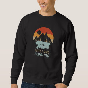 Kajakgebirge Retro Sweatshirt