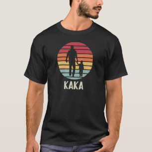 Kaka Vintag Retro Sunset Vater und Kind T-Shirt