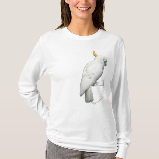 Kakadu in der Tasche T-Shirt (Vorderseite)