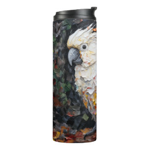 Kakadu-Kunst Thermosbecher