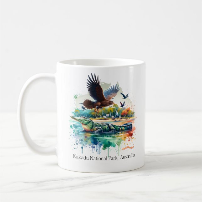 Kakadu Nationalpark Australien Kaffee Tasse (Links)