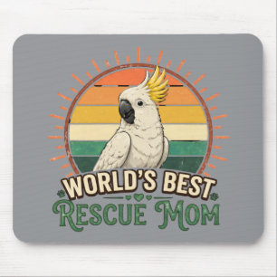 Kakadu-Rettungsvogelmama Mousepad