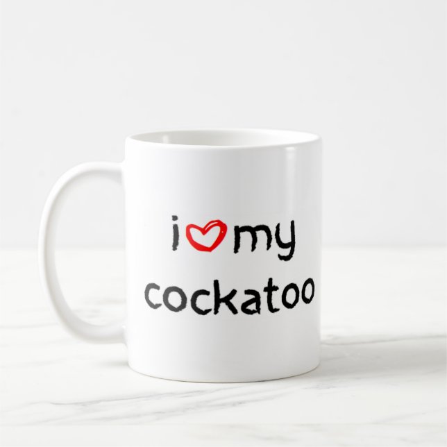 Kakadusherz Kaffeetasse (Links)