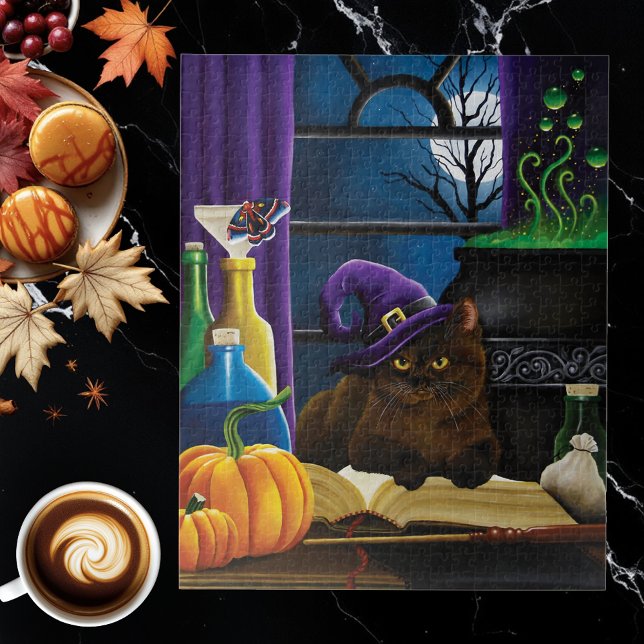 Kakao der Halloween Cat Puzzle (Von Creator hochgeladen)