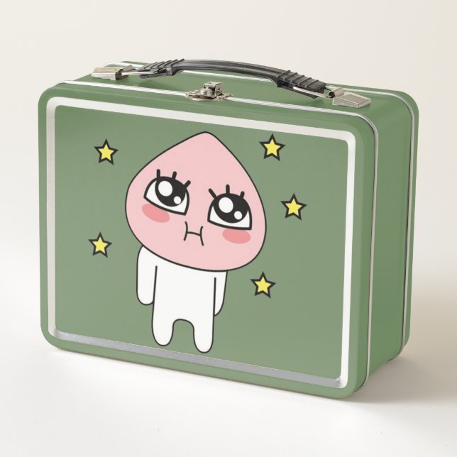 Kakao Emoticons - Charmant Metall Brotdose (Vorderseite)