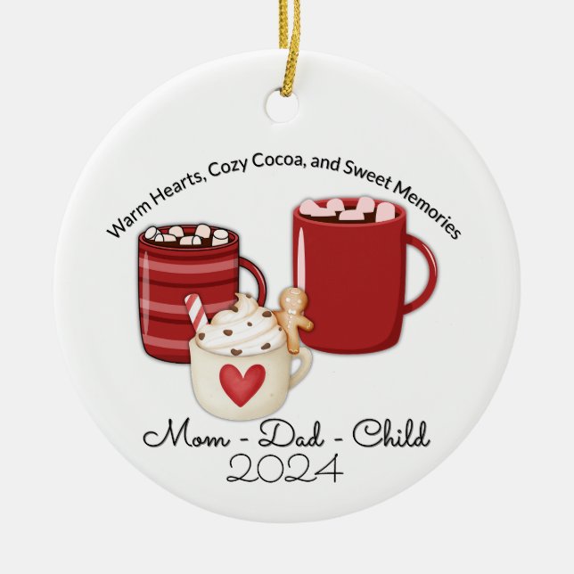 Kakao für drei keramik ornament (Vorne)