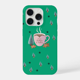 Kakao, Kekse & Ruhe – Pastel-Weihnachts-T-Shirt iPhone 15 Pro Hülle