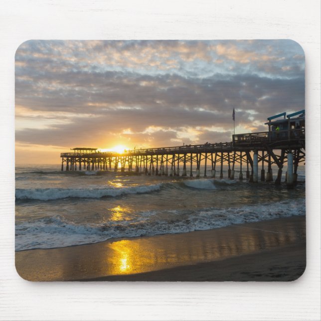 Kakao-Pier 1. Sonnenaufgang 2017 Mousepad (Vorne)