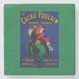 Kakao Poulain Vintages PosterEurope Steinuntersetzer