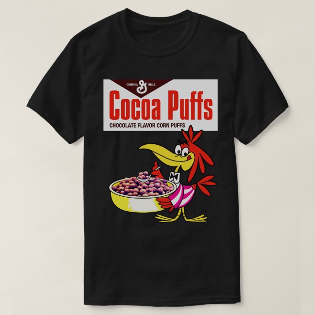 Kakao Puffs Cereal T-Shirt (Design vorne)