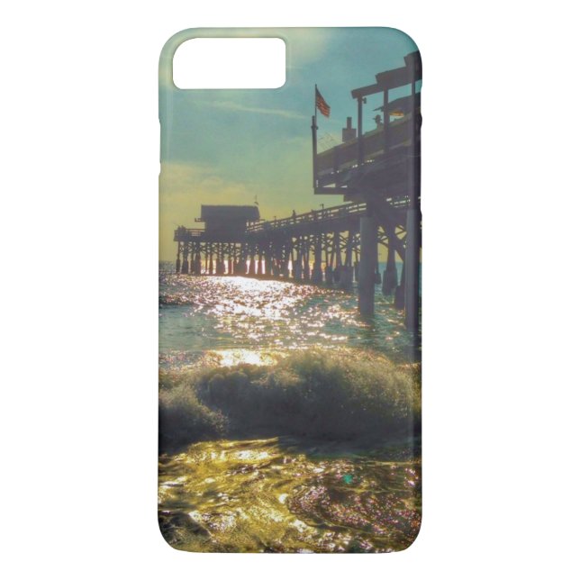 Kakao-Strand-Pier iPhone 7 Pluskaum dort Fall Case-Mate iPhone Hülle (Rückseite)