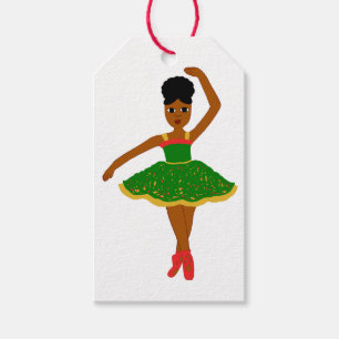 Kakao-Süsse-Weihnachtsballerina (Kiara) Geschenkanhänger