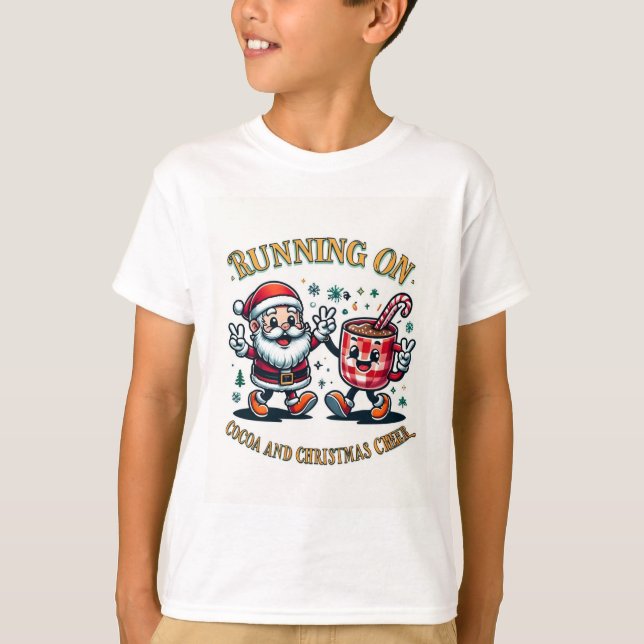 Kakao und Weihnachtsjubeln T-Shirt (Vorderseite)