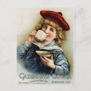 Kakao Vintage Poster Postkarte