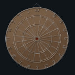 Kakaobraun Dartscheibe<br><div class="desc">Solides Kakao-braunes Design.</div>