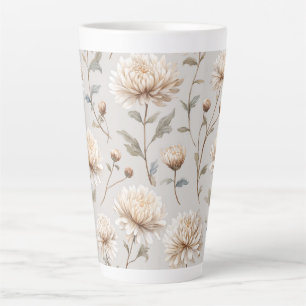 Kakaobraune Creme Floral Milchtasse